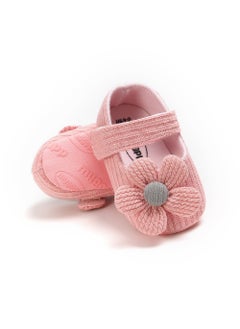 Generic Baby Flower Soft Sole Walking Shoes pink flower 