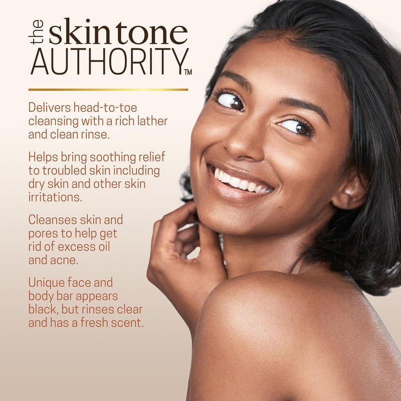 Ambi African Black Soap Face & Body Bar, Cleans and Nourishes Skin, Rinses Clear, 5.3 Ounce - Image 3