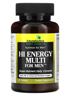 Futurebiotics Hi Energy Multi For Men 120 Tablets 