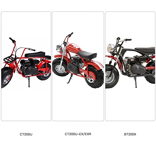 YOXUFA Mini Bike Kickstand with Spring for Coleman CT200U Trail 200 CT200U-EX BT200X CT200U-EXR 212cc 196cc 200cc 6.5hp Powersports Mini Bike Parts - Image 3