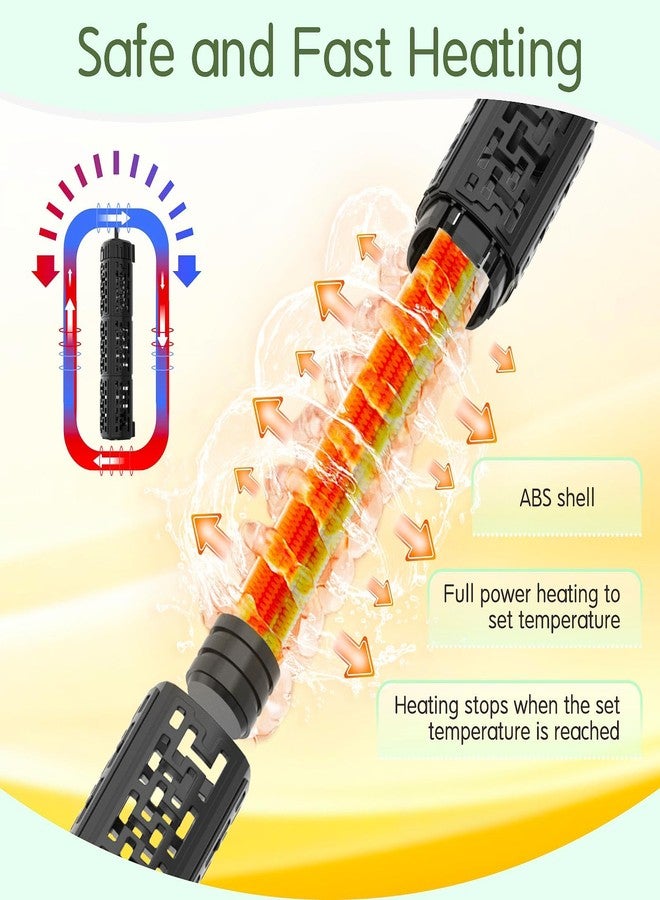 AQQA Fish Tank Heater,Aquarium Heater 50W 150W 250W 400W 500W 800W for 3-220 Gal,Set Temperature 59℉-93℉ Temperature Accuracy,Out of Water or High Temperature Automatic Power Off (150W to 15-30 gal) - Image 3
