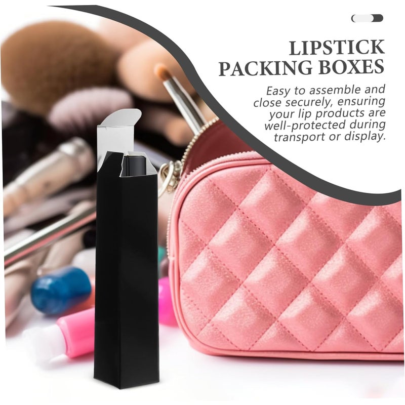 15pcs Empty Lipstick Boxes Paper Lip Gloss Packaging Refillable Design for DIY Lipstick and Lip Balm Storage for Cosmetic Organizers and Beauty Enthusiasts - Image 5
