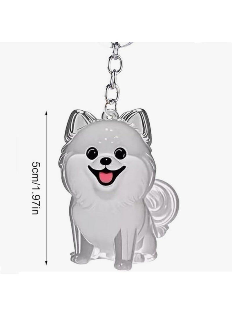 1pcs Pet Hair Memorial Bottle Keychain for Dogs and Cats Pet Hair Keepsake Collecting Bottle Pendant with Storage Box for Preserving Fur as a Memorial Keychain B type - Image 2