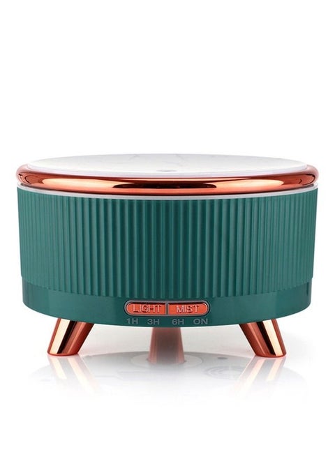 Ultrasonic Air Humidifier Home Aromatherapy Diffuser With LED Lamp Electric Essential Oil Diffuser Smart Vaporizer Mist Green 17*17*8cm