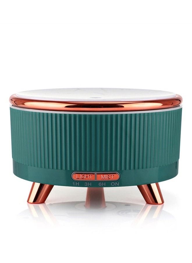 Arabest - Ultrasonic Air Humidifier Home Aromatherapy Diffuser With LED Lamp Electric Essential Oil Diffuser Smart Vaporizer Mist Green 17*17*8cm - Image 1