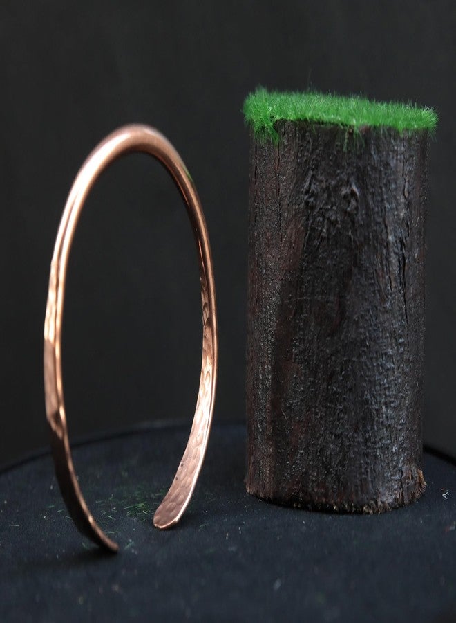 Daddy Shoppe Copper Cuff Bracelet Handmade Jewelry For Unisex 100% Solid Uncoated Copper (7.5) - Image 5