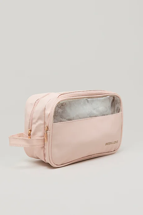 R&B Print Detail Toiletry Pouch