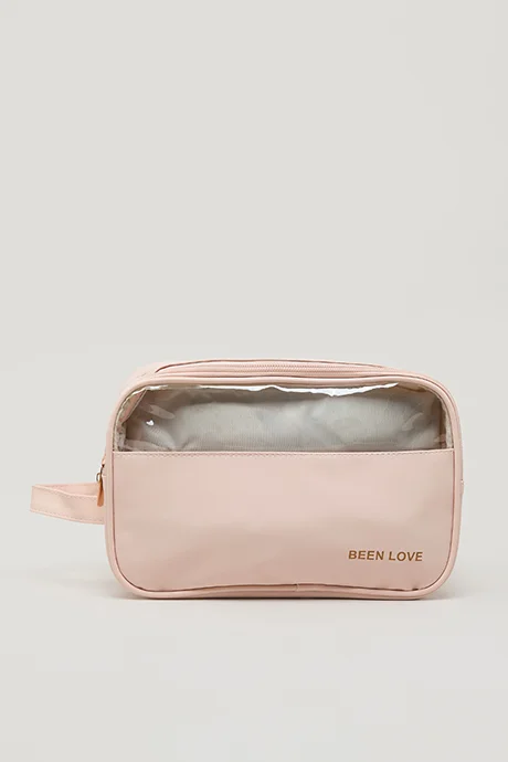 R&B Print Detail Toiletry Pouch