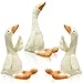 Sosation 3 Pieces 197 Silly Goose Plush Stuffed Animal ToySwan Stuffed AnimalWhite Fluffy Cute Goose Funny Duck Plush Swan Toys Gifts for Kids Home Birthday Favor - Image 2