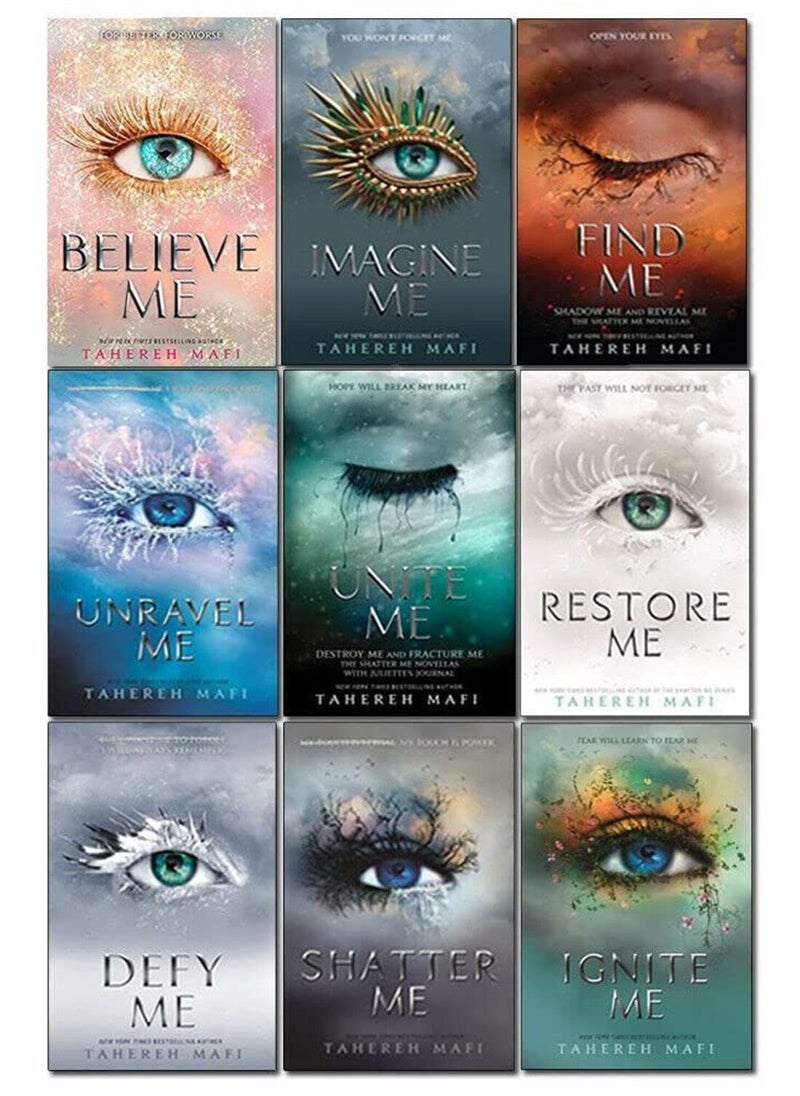 null - Shatter Me Series Collection 9 Books Set By Tahereh Mafi(Unite Me, Believe Me, Imagine Me, Find Me, Unravel Me, Unravel Me, Defy Me, Restore Me, Ignite Me) Paperback - Image 1