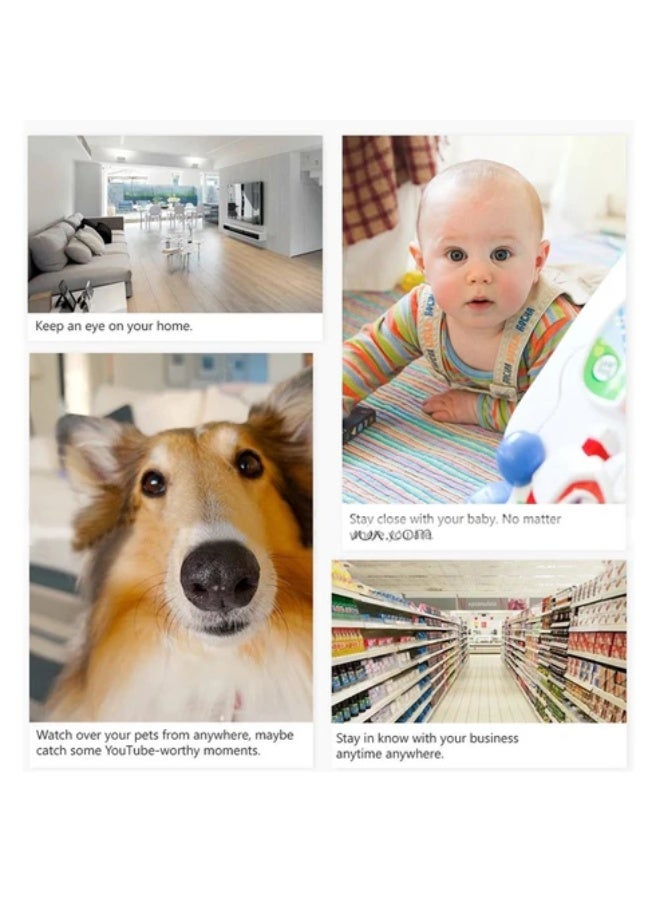 كروني كاميرا كروني نيب-19 إتش إس كيركام 1080 بكسل، كاميرا آي بي بدقة 20 ميجابكسل، 128 جيجابايت، دعم خارجي، رؤية ليلية، كشف الحركة، صوت ثنائي الاتجاه، اتصال بالتطبيق - Image 5