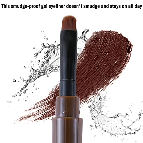 Boobeen Eyeliner Waterproof Gel Eyeliner Smudge-proof Eye Liner Gel Makeup High Pigment Eye Makeup Set Easy to Apply Long-lasting For All Day - Image 5