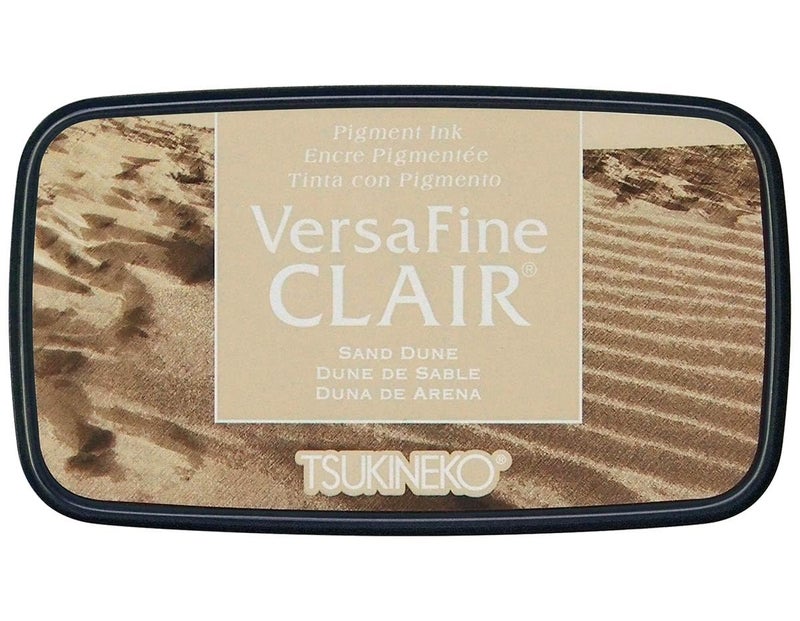 Tsukineko VersaFine Clair Ink Stamping Beige Sand DuneLargeOpaque Waterproof ArchivalEmbossing pad Size 76 x 35 cm