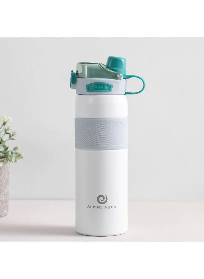 DANUBE HOME Alpine Aqua Water Bottle Stainless Steel Vacuum Insulated Blue 800ml