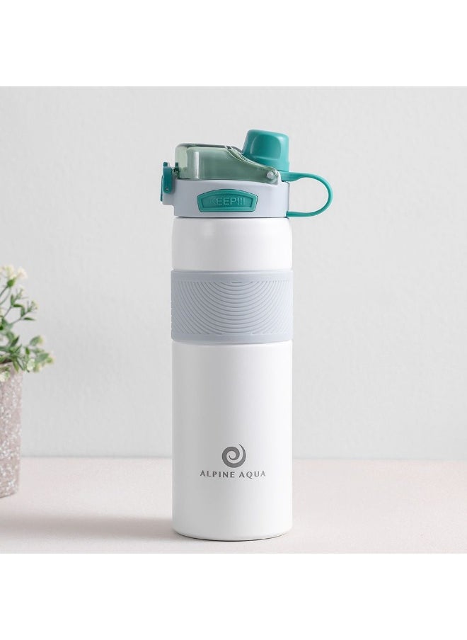 DANUBE HOME Alpine Aqua Water Bottle Stainless Steel Vacuum Insulated Blue 800ml  - Image 1