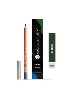 Color Chemistry Color Chemistry Moss Kajal - 1.14 g, Enriched With Plant Based Ingredients, Comfortable Matte Finish, For Intense Pigment, Sensitive Eye Friendly And Long Lasting  - Image 1