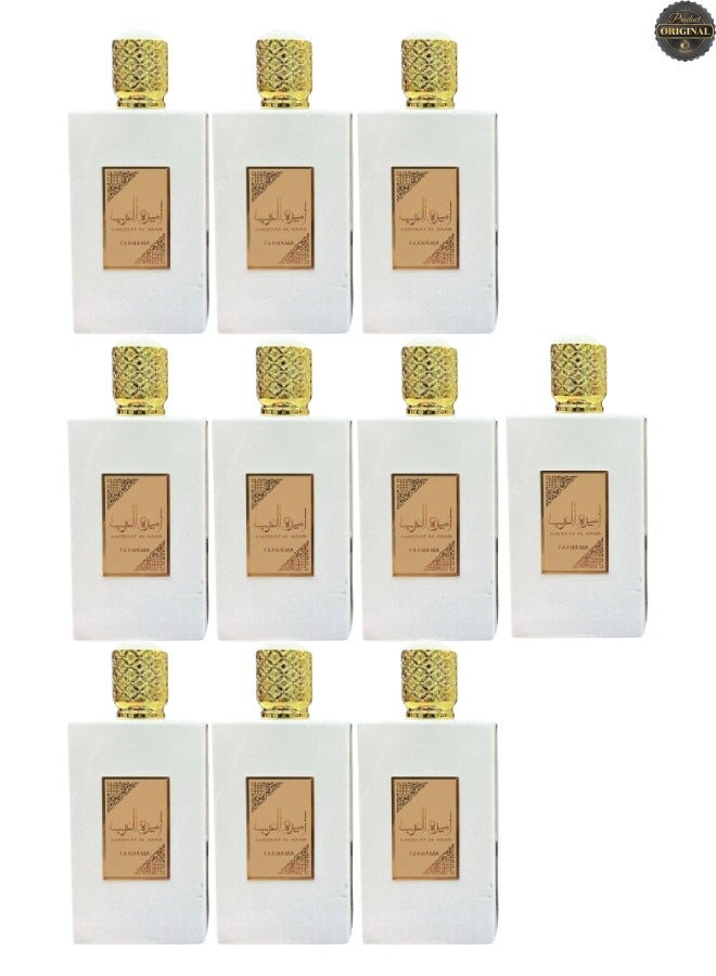 FAKHAMA 10 Pieces Ameerat Al Arab Perfume 100ML - Image 1