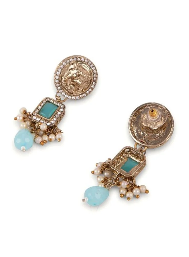 برياسي Elegant Women Brass Jewellery Set with pattern and secured with closure and styled in ideal for Ethnic moments — perfect for fashion-forward occasions.