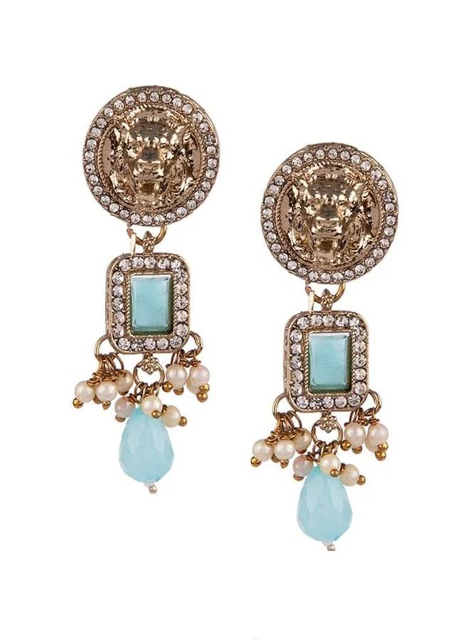 برياسي Elegant Women Brass Jewellery Set with pattern and secured with closure and styled in ideal for Ethnic moments — perfect for fashion-forward occasions.