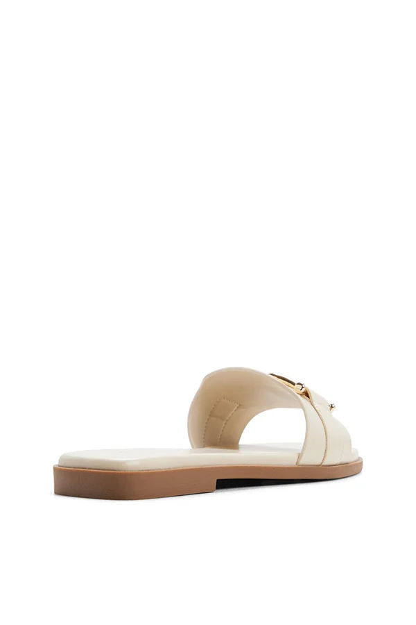 Call it Spring Missyy Ladies White Flat Sandals