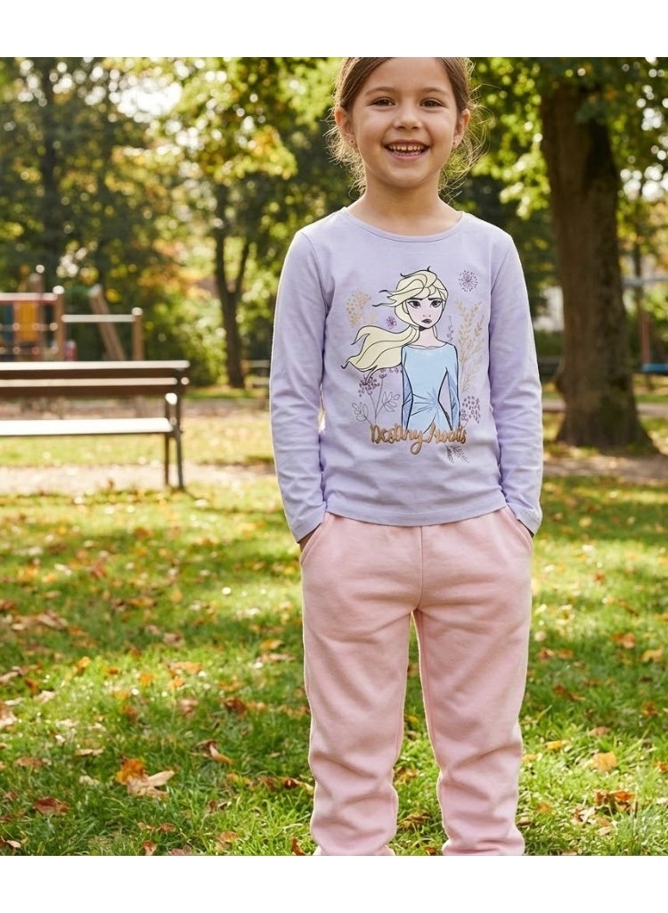 ديزني فروزن تي شيرت ديزني فروزن للبنات بأكمام طويلة من Kids TV - Image 2