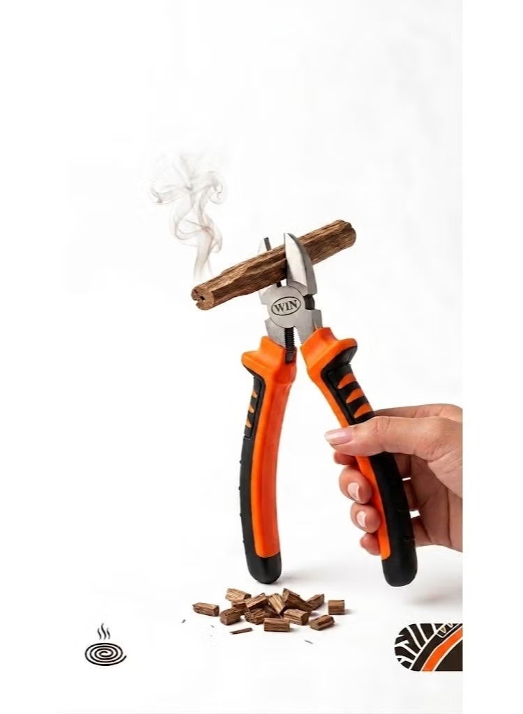 Randomly colored agarwood and incense cutter - Image 1