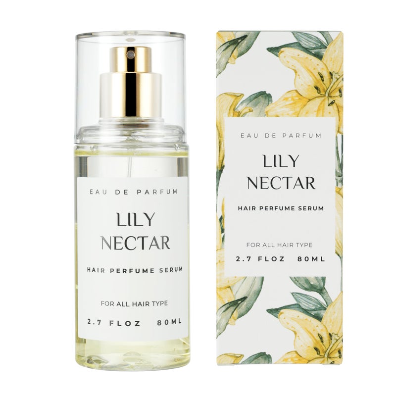 benatu Hair Perfume for Women, Summer Lightweight Long Lasting Fragrance Mist - 3:7 Hydrating Serum Alcohol Free Formula, Argan Oil Scented Hair Spray with Keratin & Elastin (Lily Nectar) 2.7 fl oz - Image 1