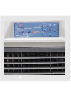 ميباشي ME-ACOD100 Large Air Cooler – 93L Tank, Axial Fan, 700m³/hr, 3-Speed, 50m² Coverage, 4 Pads, 90° Oscillation, Low Noise, Portable with Wheels – White/Grey  - Image 3