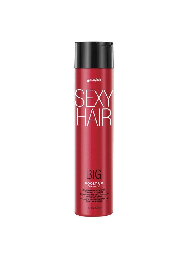 Sexy Hair - SexyHair Big Boost Up Volumizing Shampoo with Collagen, 10.1 Oz | 20% More Volume | SLS and SLES Sulfate Free | All Hair Types - Image 1