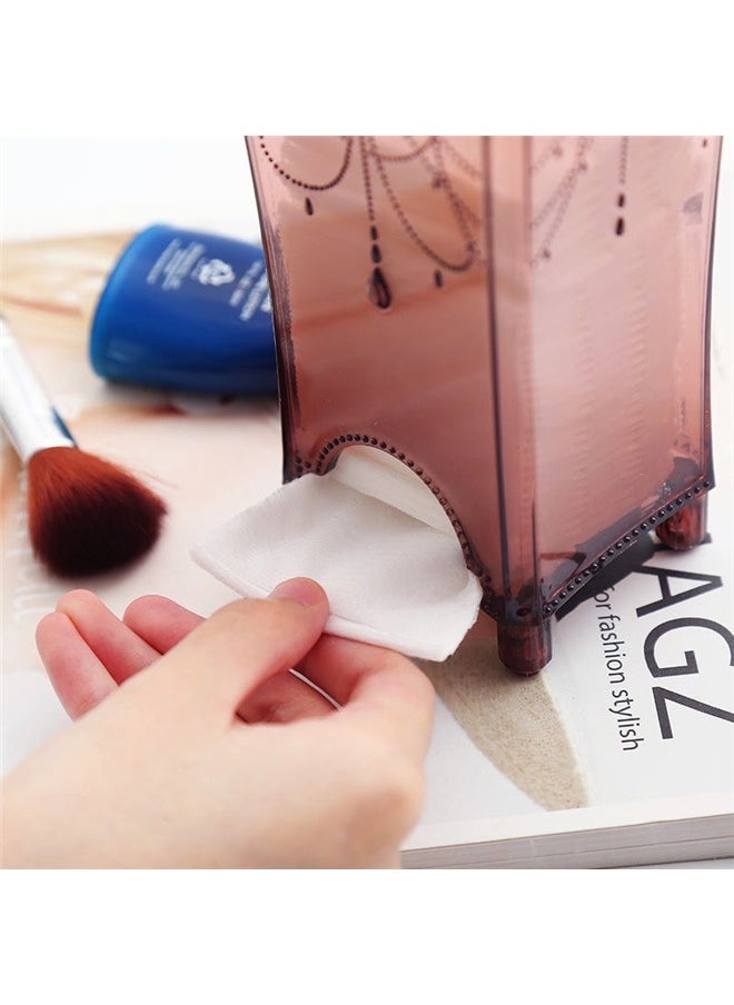 yongsheng Cotton Pad Storage Box ，Cotton Pad Dispenser Premium Cotton Round Dispenser for Home  - Image 4