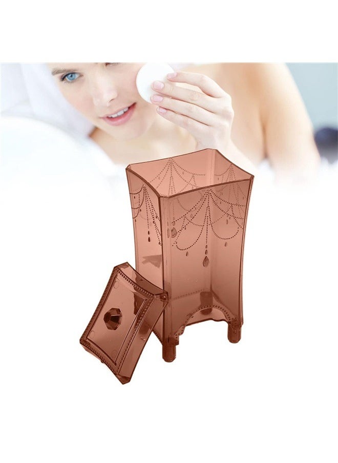 yongsheng Cotton Pad Storage Box ，Cotton Pad Dispenser Premium Cotton Round Dispenser for Home  - Image 5