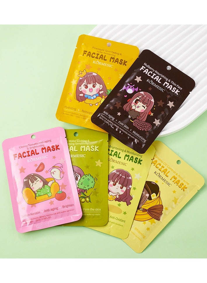 Kormesic قناع الدوريان 5 قطع - تغذية عميقة، تهدئة للبشرة، مناسب لجميع أنواع البشرة - Image 5