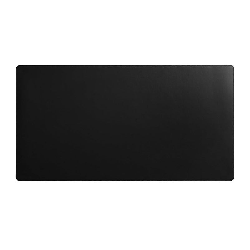 Daily Objects Reversible Desk Matte Sand Premium Vegan Leather Desk Mat|Anti-Skid|Anti-Slip|85 * 45cm|Spread Turf Desk/Laptop Mat for Work from Home/Gaming- Extended Mouse pad and Keyboard Desk-Black - Image 5