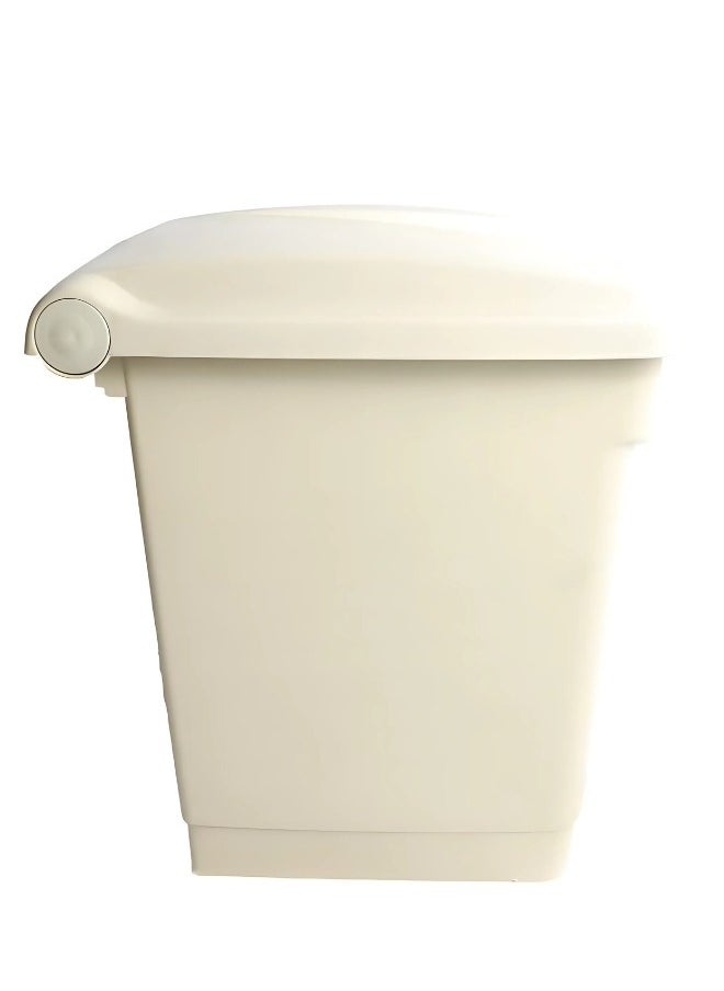 AKC - AKC Beige Trash Can Container 30-Liter Garbage Bin - Image 1