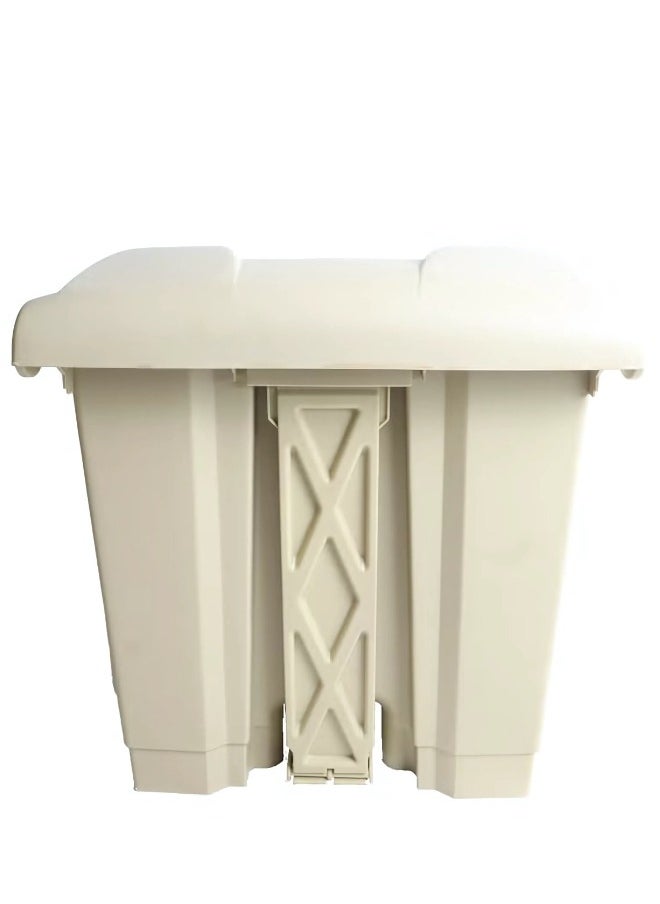 AKC - AKC Beige Trash Can Container 30-Liter Garbage Bin - Image 1