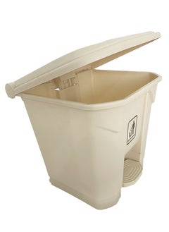 AKC AKC Beige Trash Can Container 30-Liter Garbage Bin  - Image 2