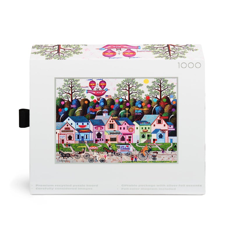 Buffalo Games - Silver Select - Charles Wysocki - Charles Wysocki - Confection Street - 1000 Piece Jigsaw Puzzle For Adults -Challenging Puzzle Perfect for Game Nights - Finished Size is 26.75 x 19.75 - Image 5