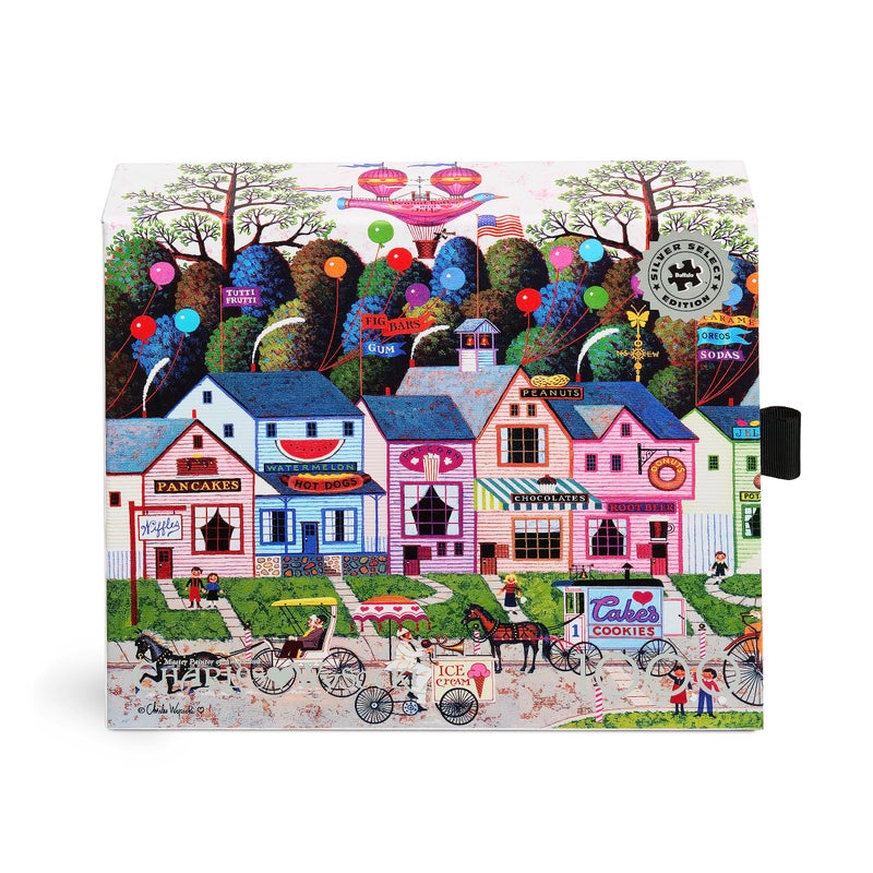 Buffalo Games - Silver Select - Charles Wysocki - Charles Wysocki - Confection Street - 1000 Piece Jigsaw Puzzle For Adults -Challenging Puzzle Perfect for Game Nights - Finished Size is 26.75 x 19.75 - Image 3