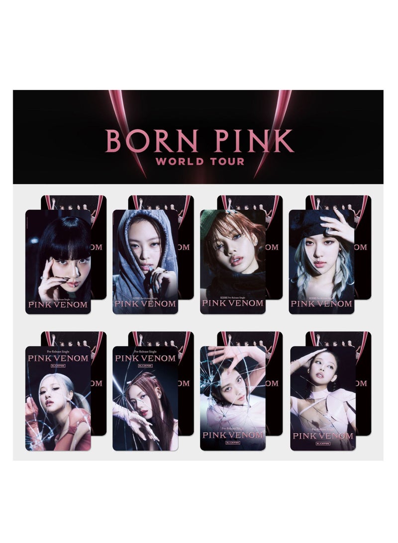 Black Pink New Album Pink Venom Photo Card