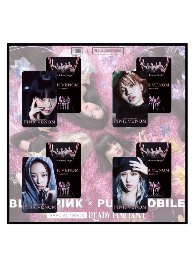 Black Pink New Album Pink Venom Photo Card