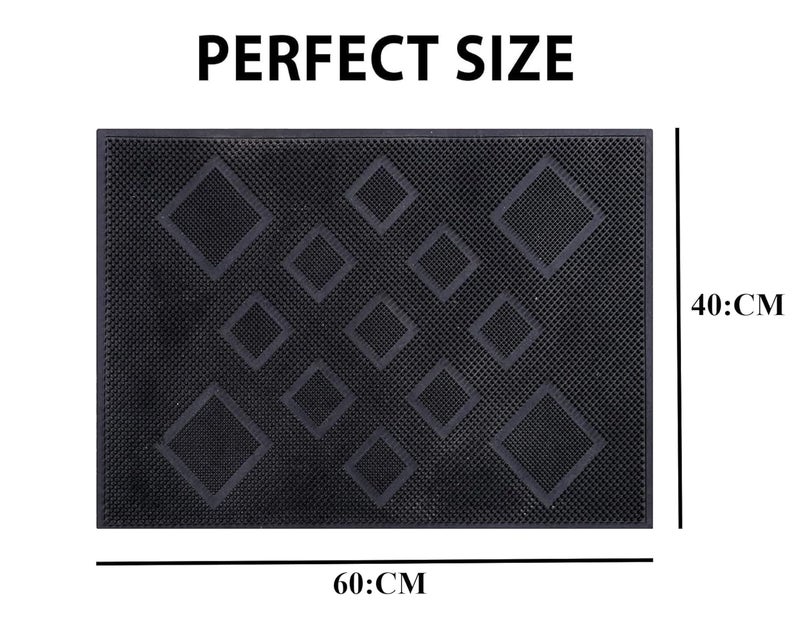 STARNSTYLE Anti Skid PVC Rubber Mat for Floor Large Size Home Entrance Commercial Waterproof Mud Dirt Trapper Indoor Outdoor Carpet Plastic Non Slip for Hotel Office - Image 2