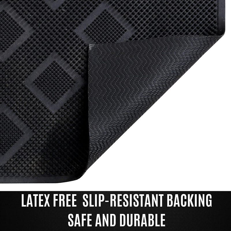 STARNSTYLE Anti Skid PVC Rubber Mat for Floor Large Size Home Entrance Commercial Waterproof Mud Dirt Trapper Indoor Outdoor Carpet Plastic Non Slip for Hotel Office - Image 4