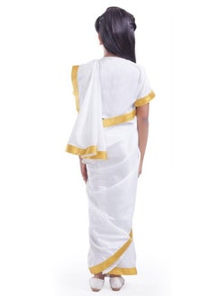 Al Khaleej Ready to wear traditional onam saree for girls  - Image 2