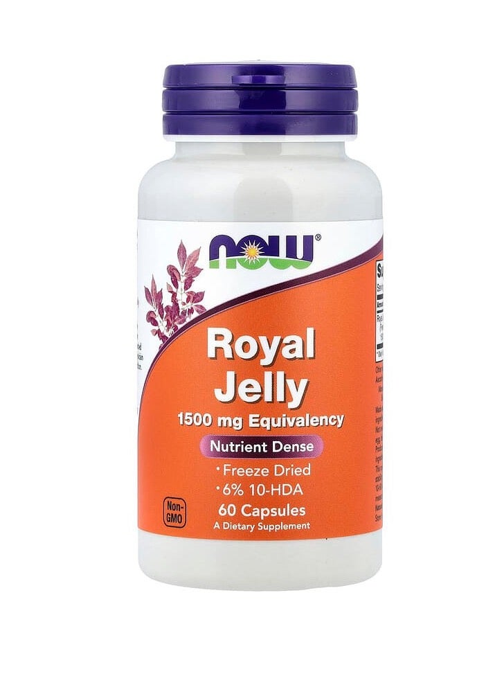 NOW ROYAL JELLY 1500MG 60CAP
