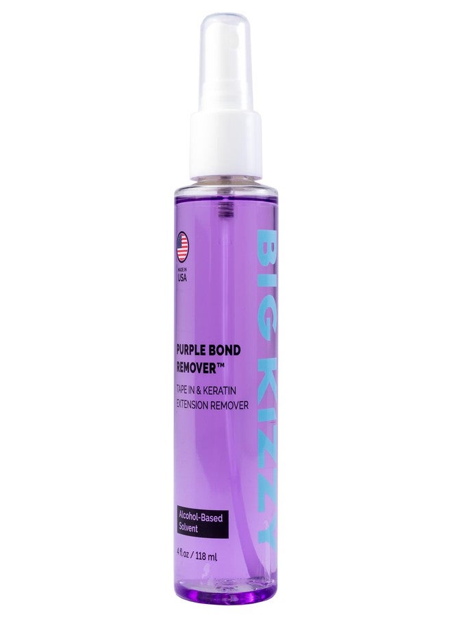 Big Kizzy Purple Bond Remover - Keratin and Tape in Hair Extension Remover - Easy, Fast Acting Removal - 4oz - Image 1