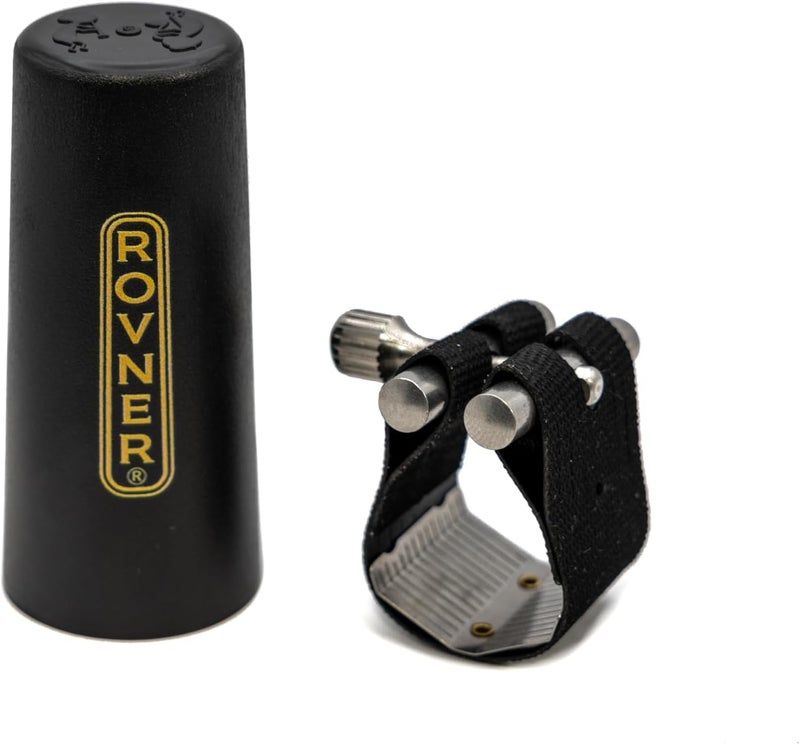 Rovner Ligature & Plastic Cap for Bb Clarinet - LGX Ligature for Hard Rubber Mouthpiece (LGX-1R) - Image 2