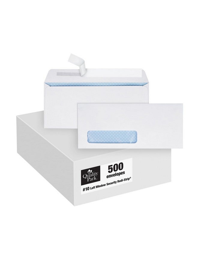 10 Window Envelopes Redistrip White 500 Per Box (69222) 10(41/8" X 91/2")