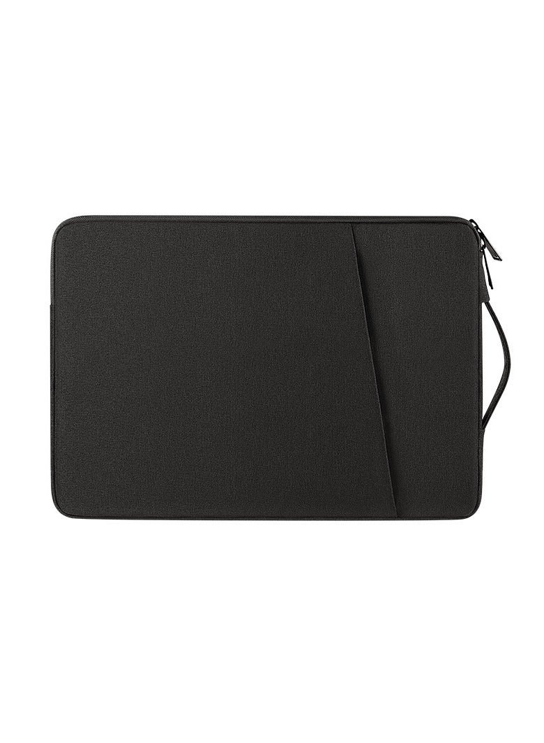 نادراب حقيبة كمبيوتر محمول حقيبة يد مقاومة للماء مقاس 15.6 بوصة حقيبة كمبيوتر محمول ذات سعة كبيرة حقيبة ركاب حقيبة كمبيوتر لوحي واقية حقيبة كمبيوتر محمول - Image 1