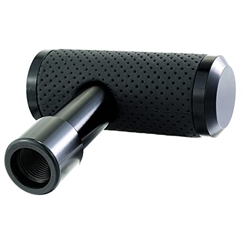 Abfer T Shifter Knob Car Gear Stick Head Replace Leather Shift Lever Knob Fit Most Automatic Manual Vehicles Trucks (Black) - Image 5