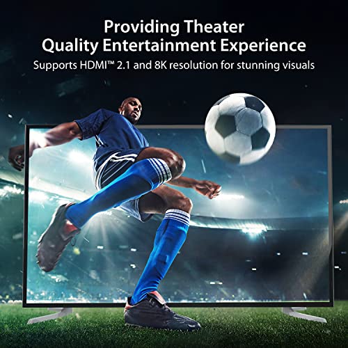 j5create USB Type C to HDMI Cable- 5.9FT / 1.8m (8K@60Hz, 4K@120Hz) with RGB LED Light for MacBook Pro, MacBook Air, iPad Pro, Samsung Galaxy, Surface Pro, Dell, HP (JCC157) - Image 4